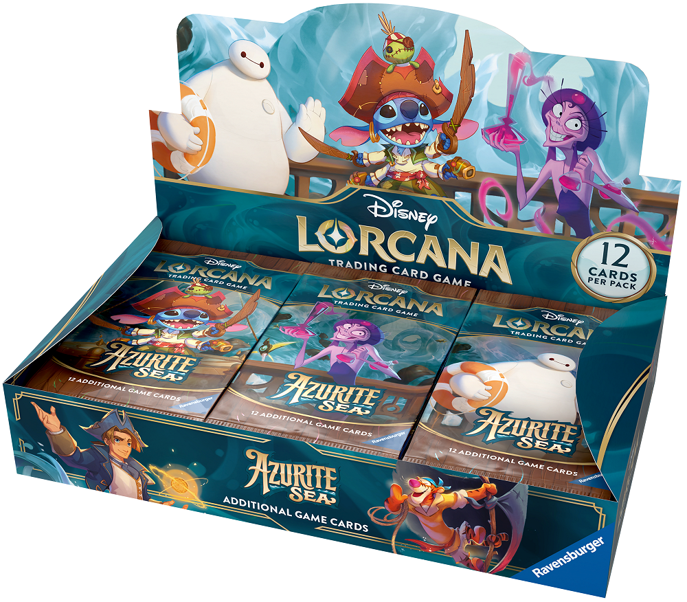 Disney Lorcana Azurite Sea Booster Box - Miraj Trading