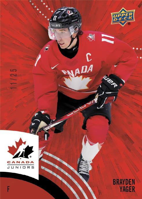 2025 Upper Deck Team Canada Juniors Hockey Hobby Case (Pre-Order) - Miraj Trading