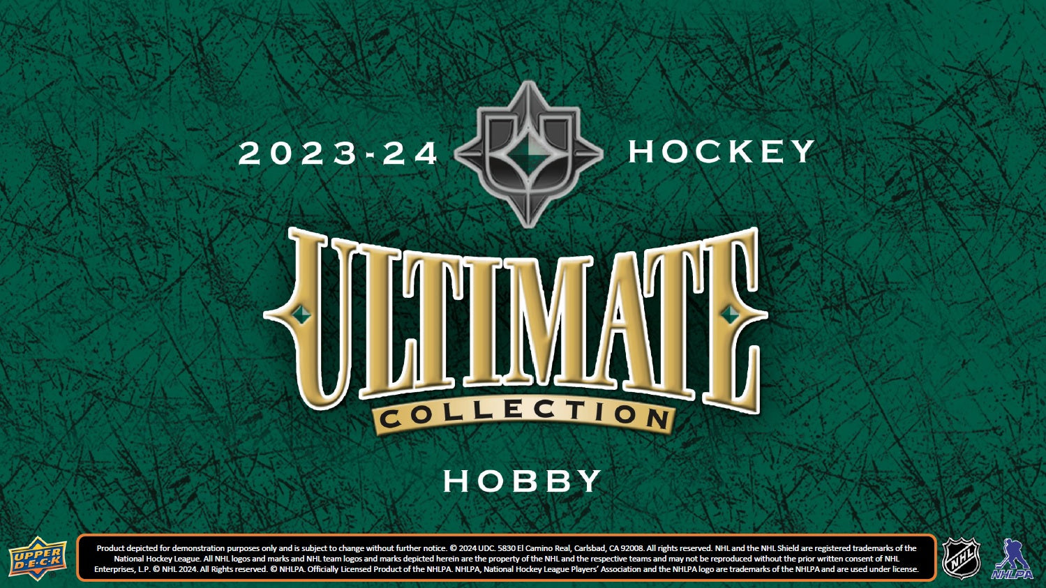2023-24 Upper Deck Ultimate Collection Hockey Hobby Master Case(Case of 16 boxes)(Pre-Order) - Miraj Trading
