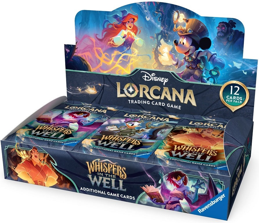 Disney Lorcana Whispers In The Well Booster Box (Pre-Order) - Miraj Trading