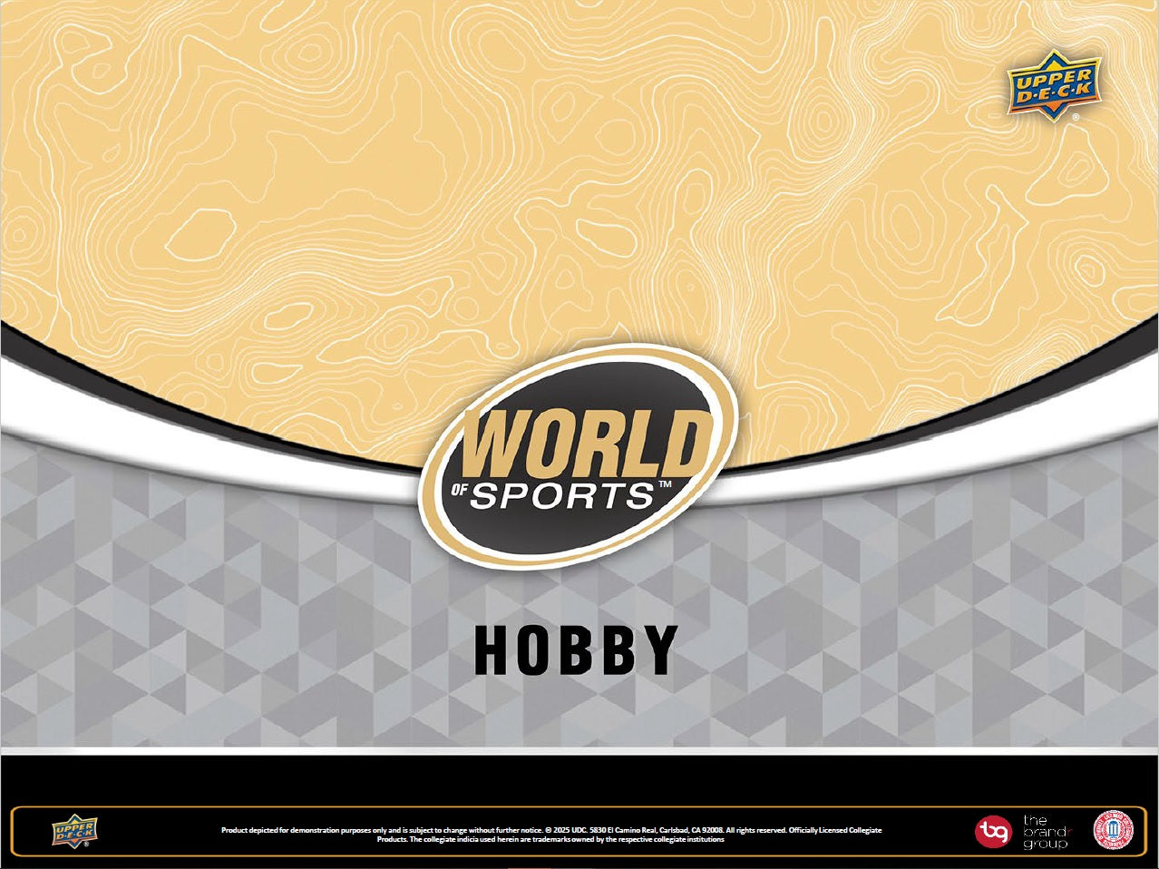 2025 Upper Deck World of Sports Volume 1 Hobby Box (Pre-Order) - Miraj Trading