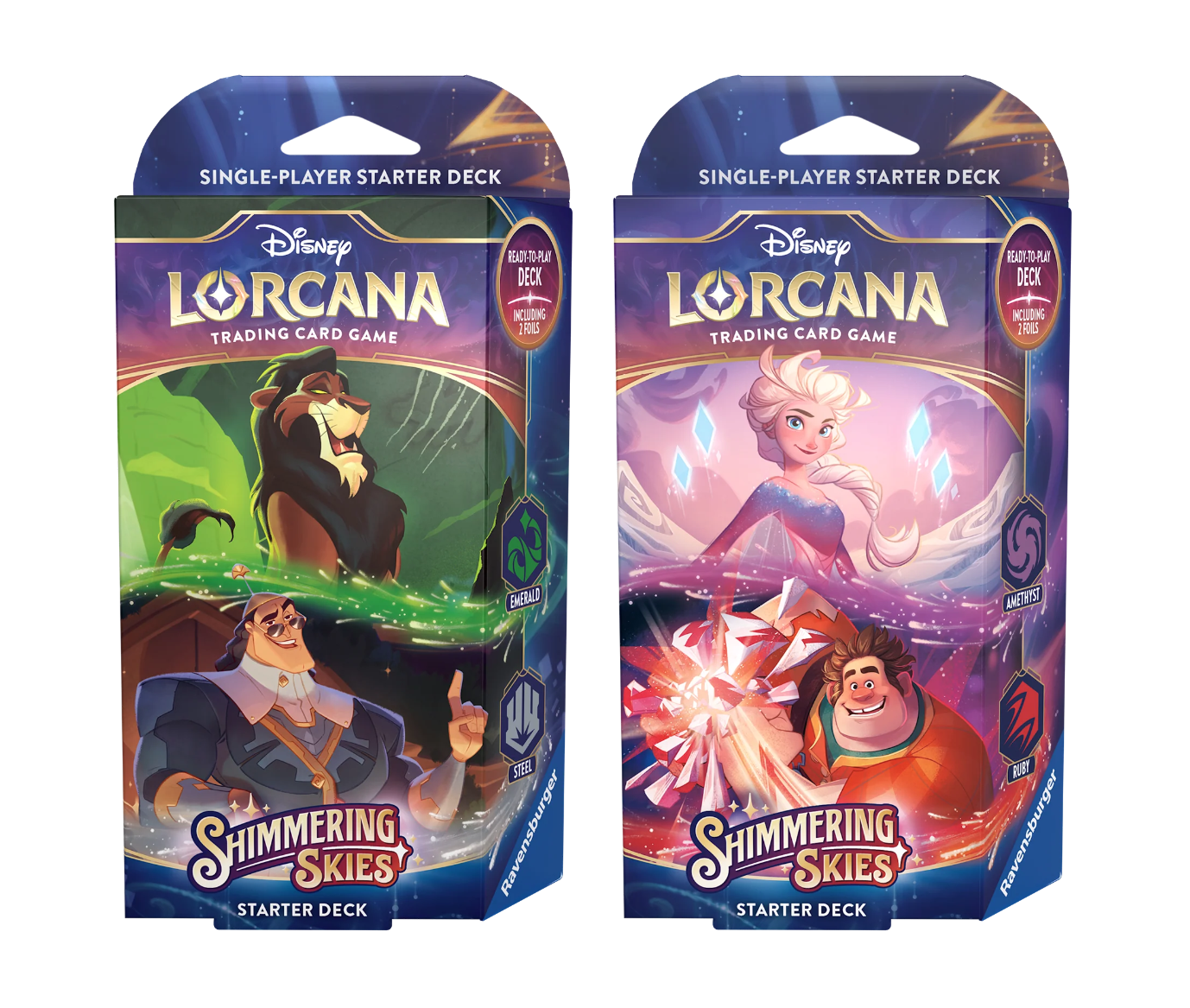 Disney Lorcana Shimmering Skies Starter Deck (Set of 2)