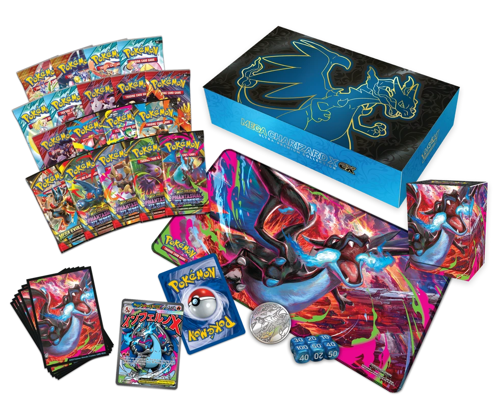 Pokemon Mega Charizard X EX Ultra Premium Collection Box (Pre-Order) - Miraj Trading