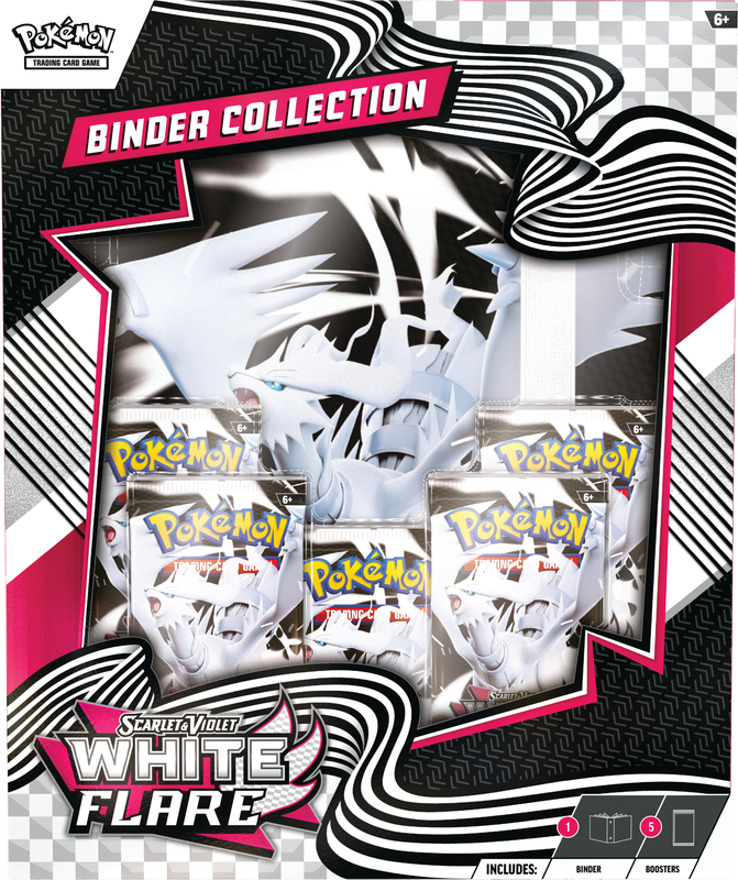 Pokemon Scarlet and Violet White Flare Binder Collection - Miraj Trading