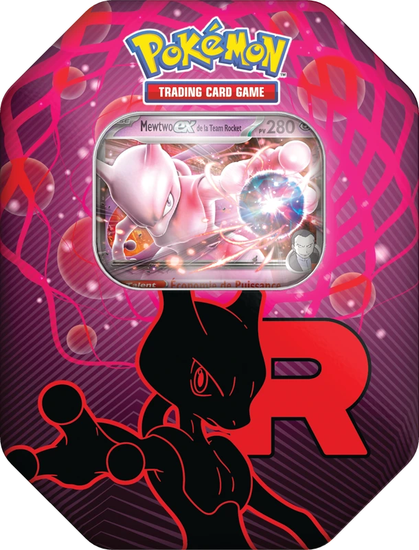 Pokemon Team Rocket Tin (Set of 3) (French) (Pre-order) - Miraj Trading