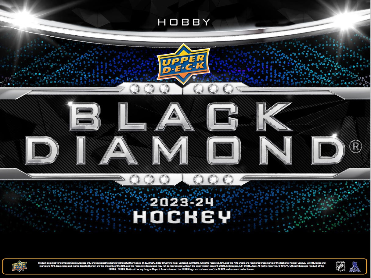 2023-24 Upper Deck Black Diamond Hockey Hobby Box (Pre-Order) - Miraj Trading