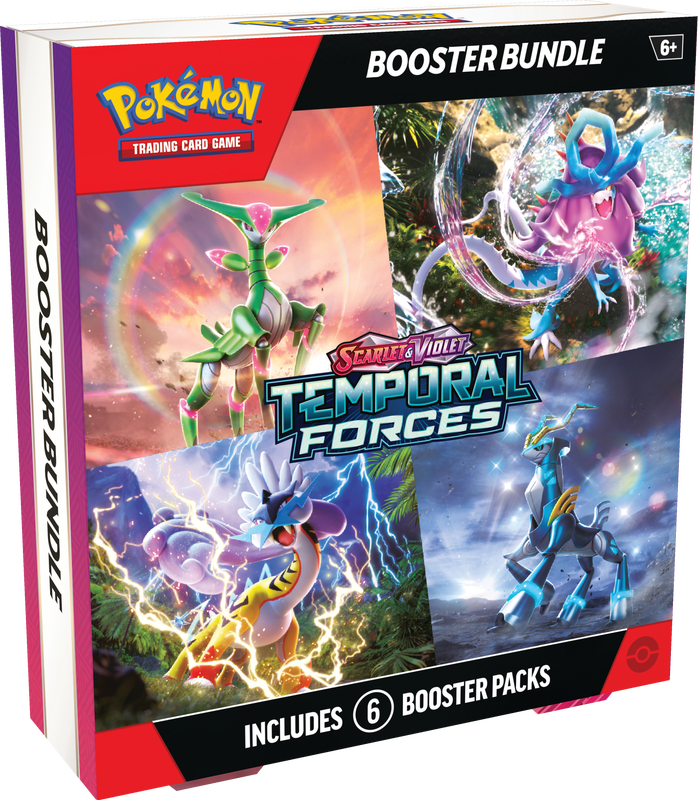 Pokemon Scarlet and Violet Temporal Force Booster Bundle Box (Pre-Order) - Miraj Trading