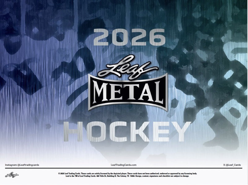 2025-26 Leaf Metal Hockey Hobby Case (Case of 12 Boxes) (Pre-Order) - Miraj Trading