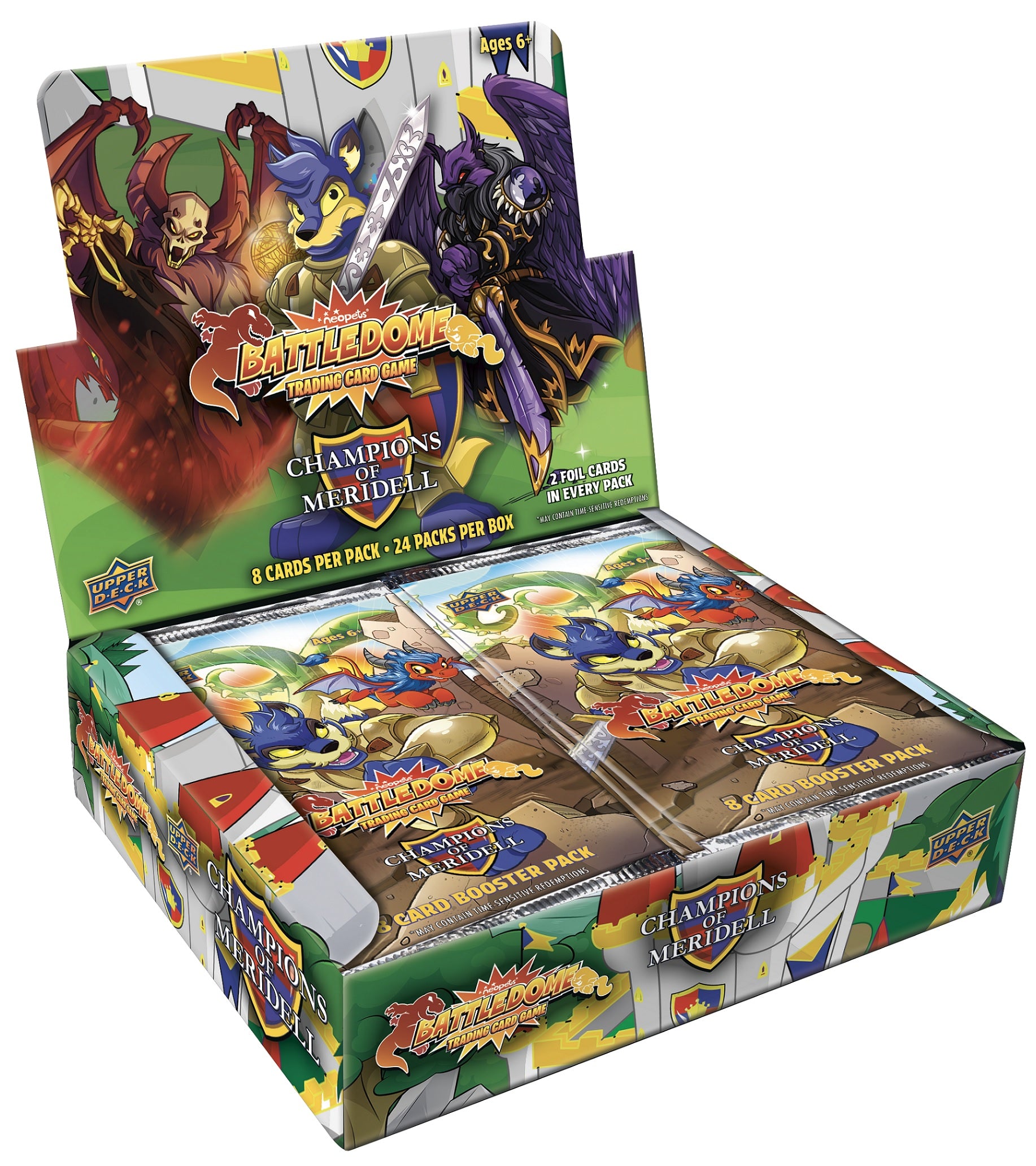 Neopets Battledome Champions Of Meridell Booster Box (Pre-Order) - Miraj Trading