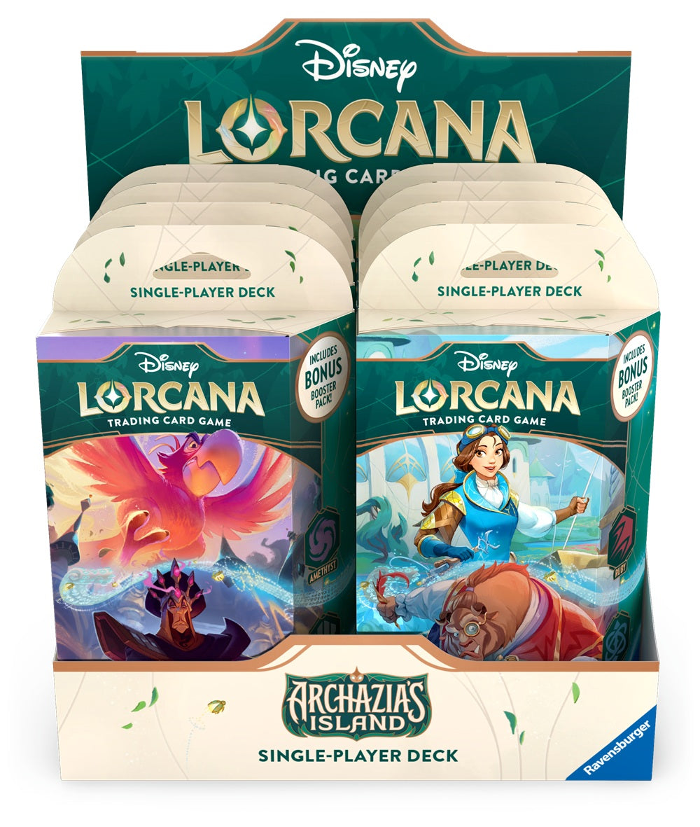 Disney Lorcana Archazia's Island Starter Deck (Set of 2) - Miraj Trading