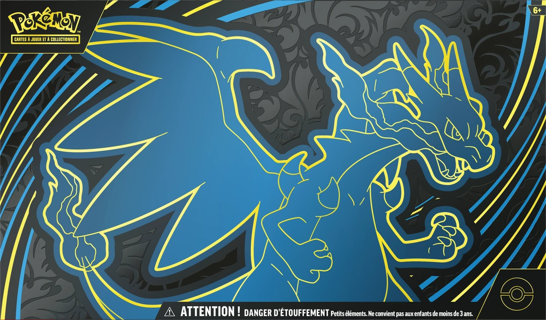 Pokemon Mega Charizard X EX Ultra Premium Collection Box (French) (Pre-Order) - Miraj Trading