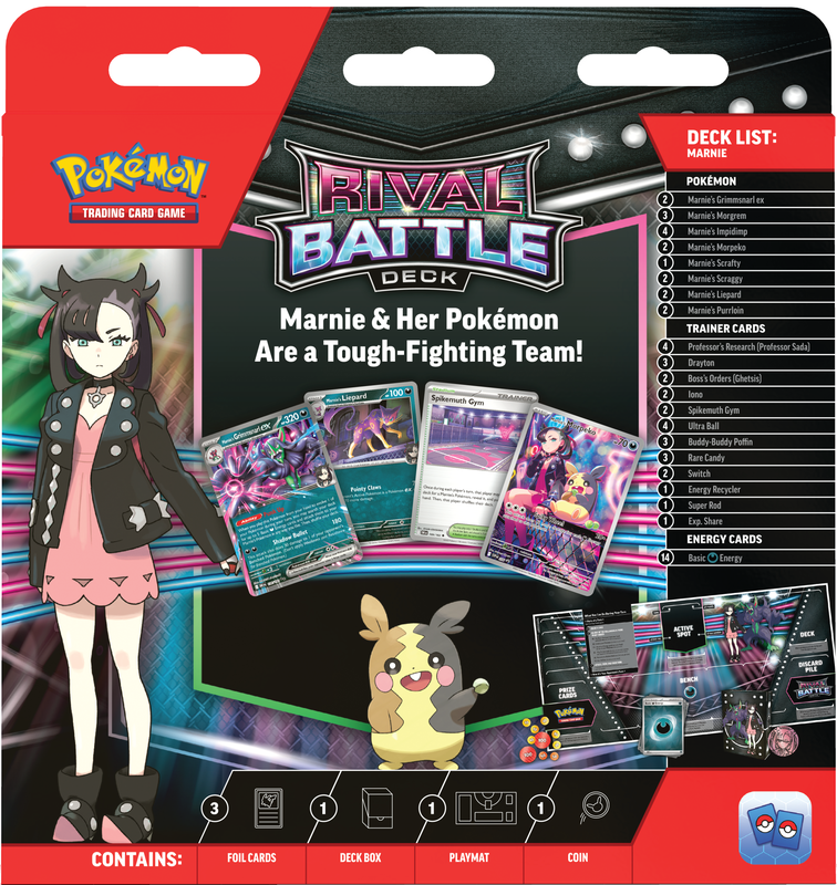 Pokemon Rival Battle Decks Marnie/Steven (Pre-Order) - Miraj Trading