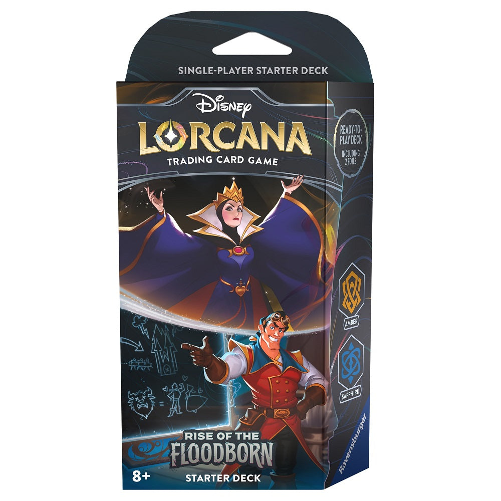 Disney Lorcana Rise of the Floodborn Starter Deck Display Box (Pre-Order) - Miraj Trading