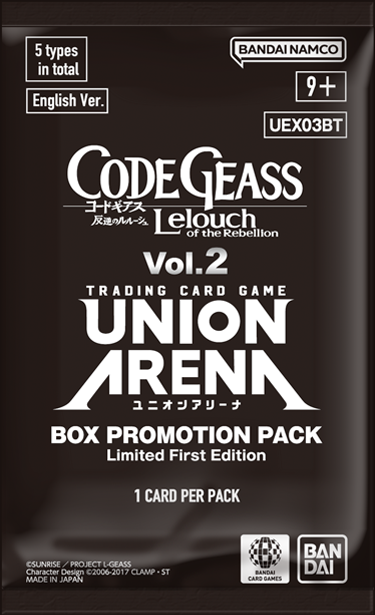 Union Arena Code Geass Lelouch Of The Rebellion V2 Booster Box - Miraj Trading