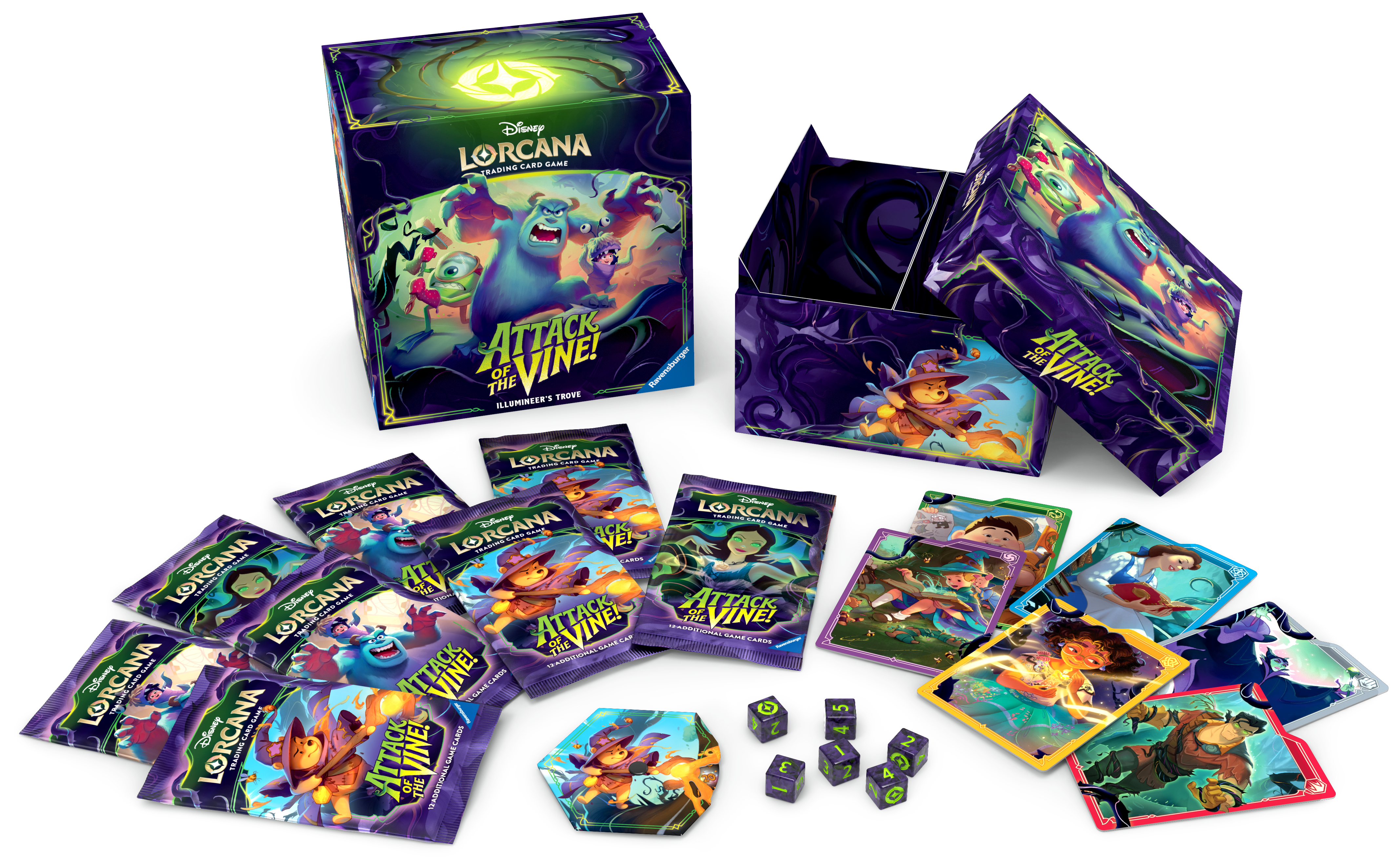 Disney Lorcana Set 13 Attack of the Vine! Illumineer's Trove Box (Pre-Order) - Miraj Trading
