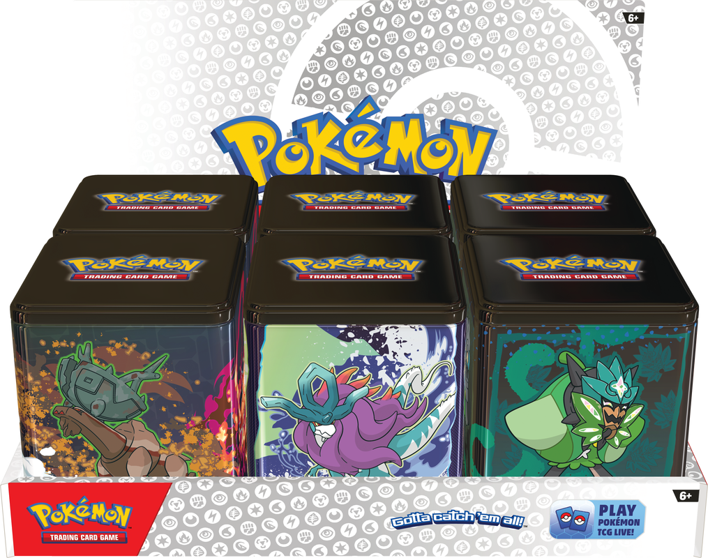 2025 Pokemon Stacking Tins Q1 Set of 3 - Miraj Trading