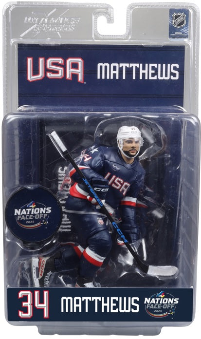 NHL Pose Auston Matthews Team USA 4 Nations - Miraj Trading
