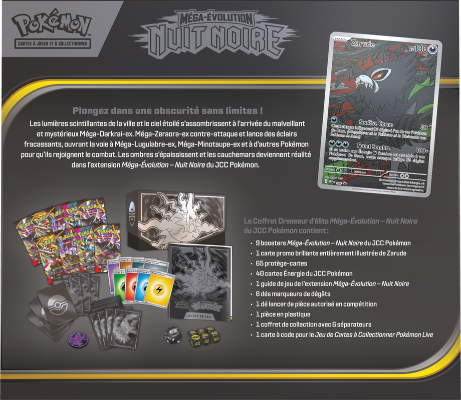 Pokemon Pitch Black Elite Trainer Box (French) (Pre-Order) - Miraj Trading