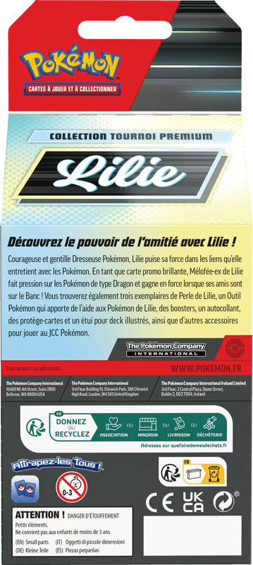 Pokemon Lillie Premium Tournament Collection Box (French) - Miraj Trading