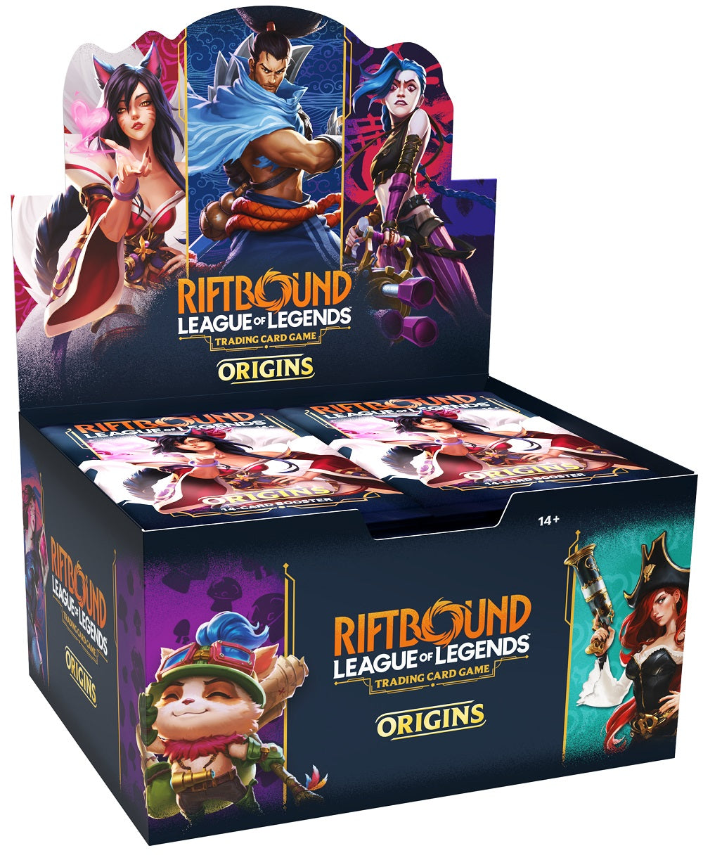 Riftbound League Of Legends Origin Booster Box - Miraj Trading