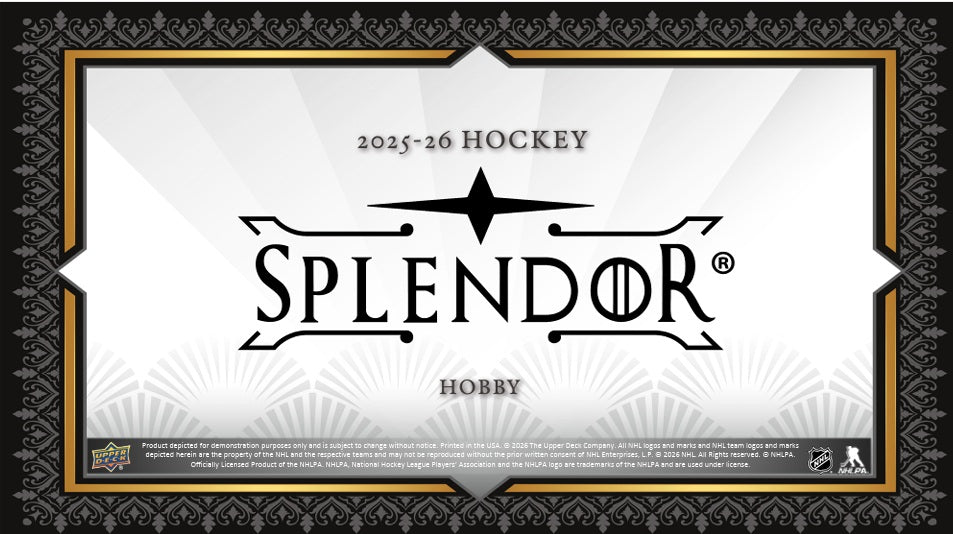 2025-26 Upper Deck Splendor Hockey Hobby Box (Pre-Order)