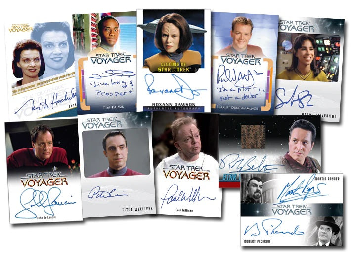 Star Trek Voyager Archives & Inscriptions Trading Cards Hobby Box (Pre-Order) - Miraj Trading