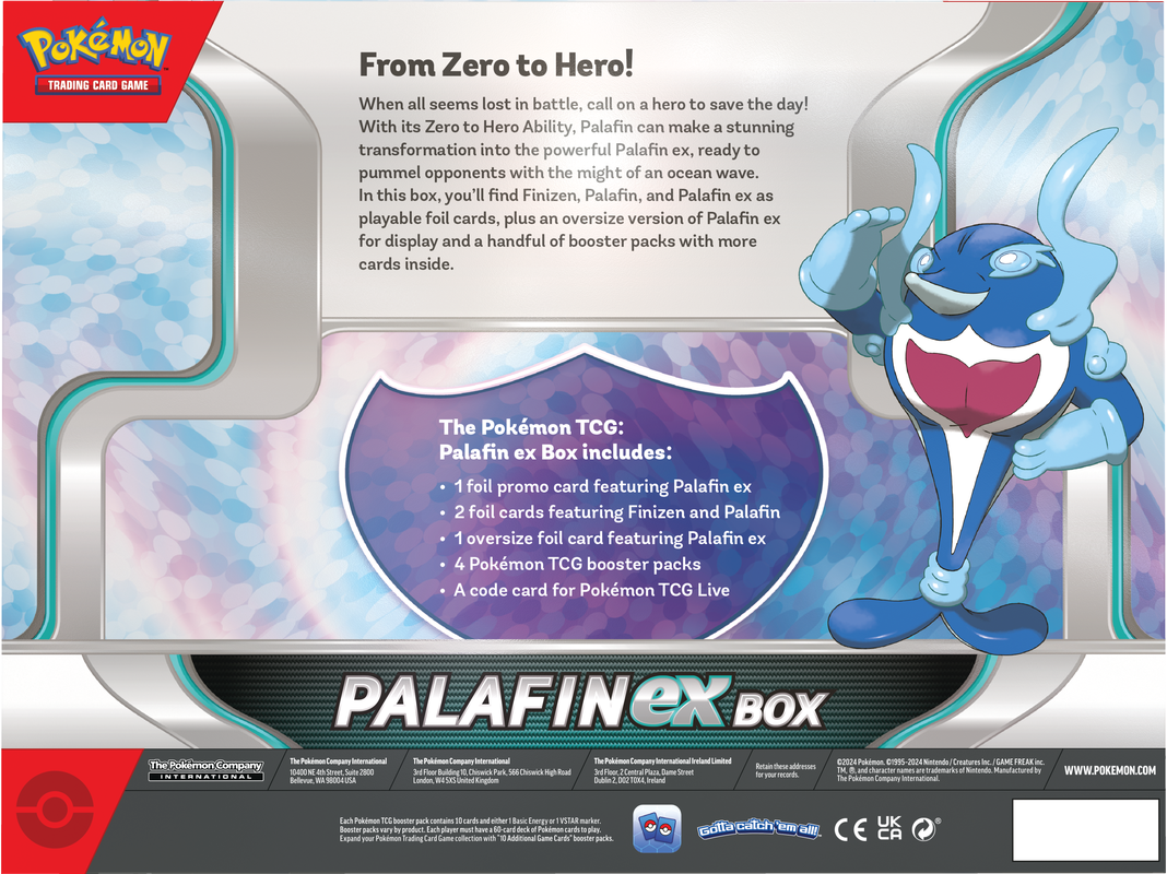 Pokmeon Palafin EX Box (Pre-Order) - Miraj Trading