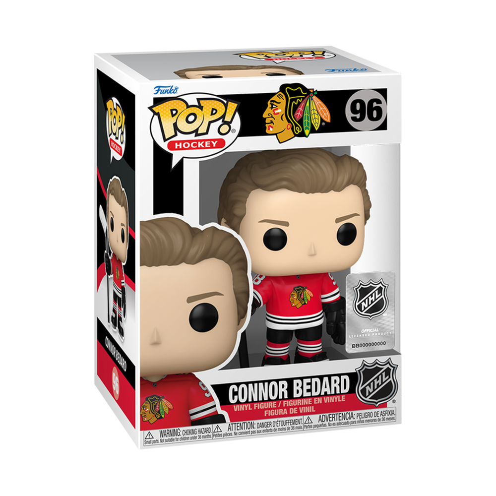 FUNKO POP! NHL Blackhawks Connor Bedard #96 - Miraj Trading