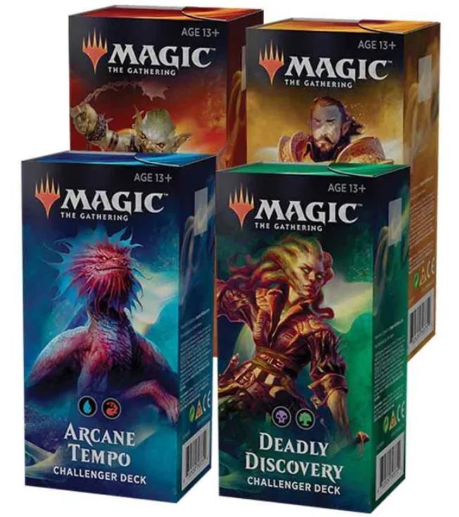 2019 Magic the Gathering: Challenger Deck Box (Set of 4) - Miraj Trading