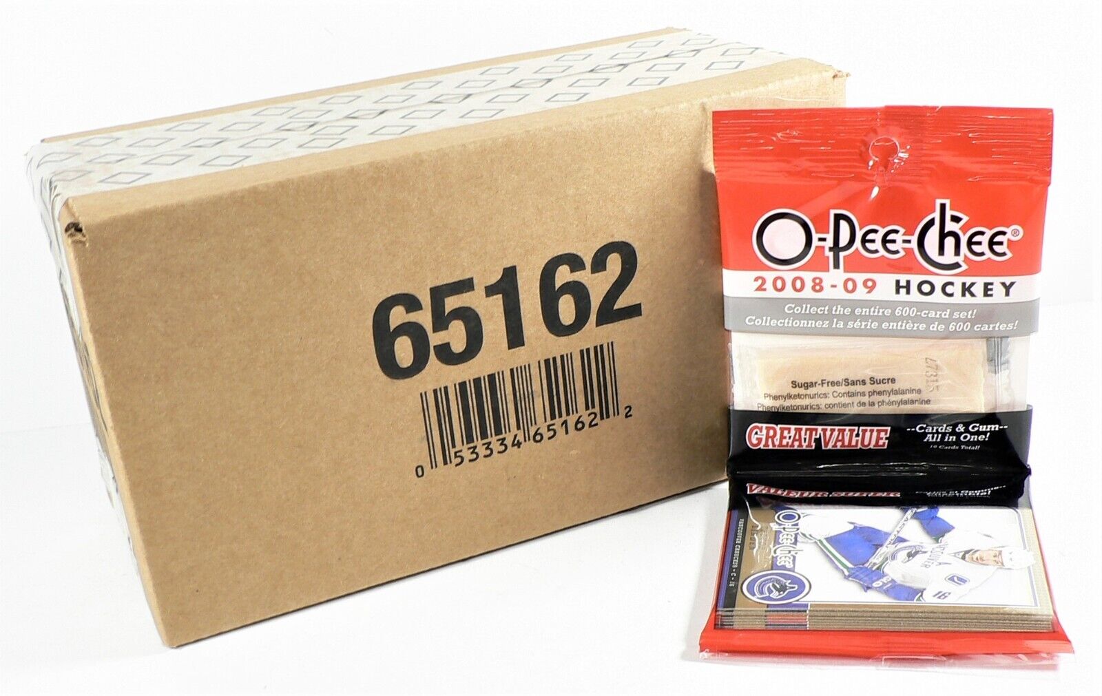 2008-09 Upper Deck O Pee Chee with GUM Hockey Sealed Box - Miraj Trading