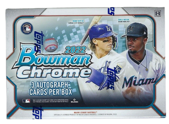 2022 Bowman Chrome Baseball Jumbo Box - Miraj Trading
