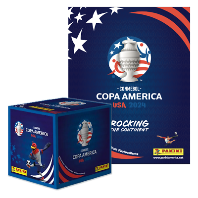 2024 Panini COPA America Soccer Stickers Box and Album - Miraj Trading