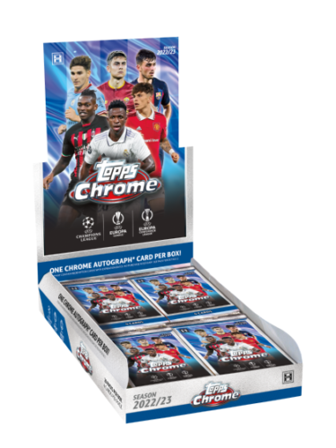 2023 Topps Chrome UEFA Club Competitions Hobby Box - Miraj Trading