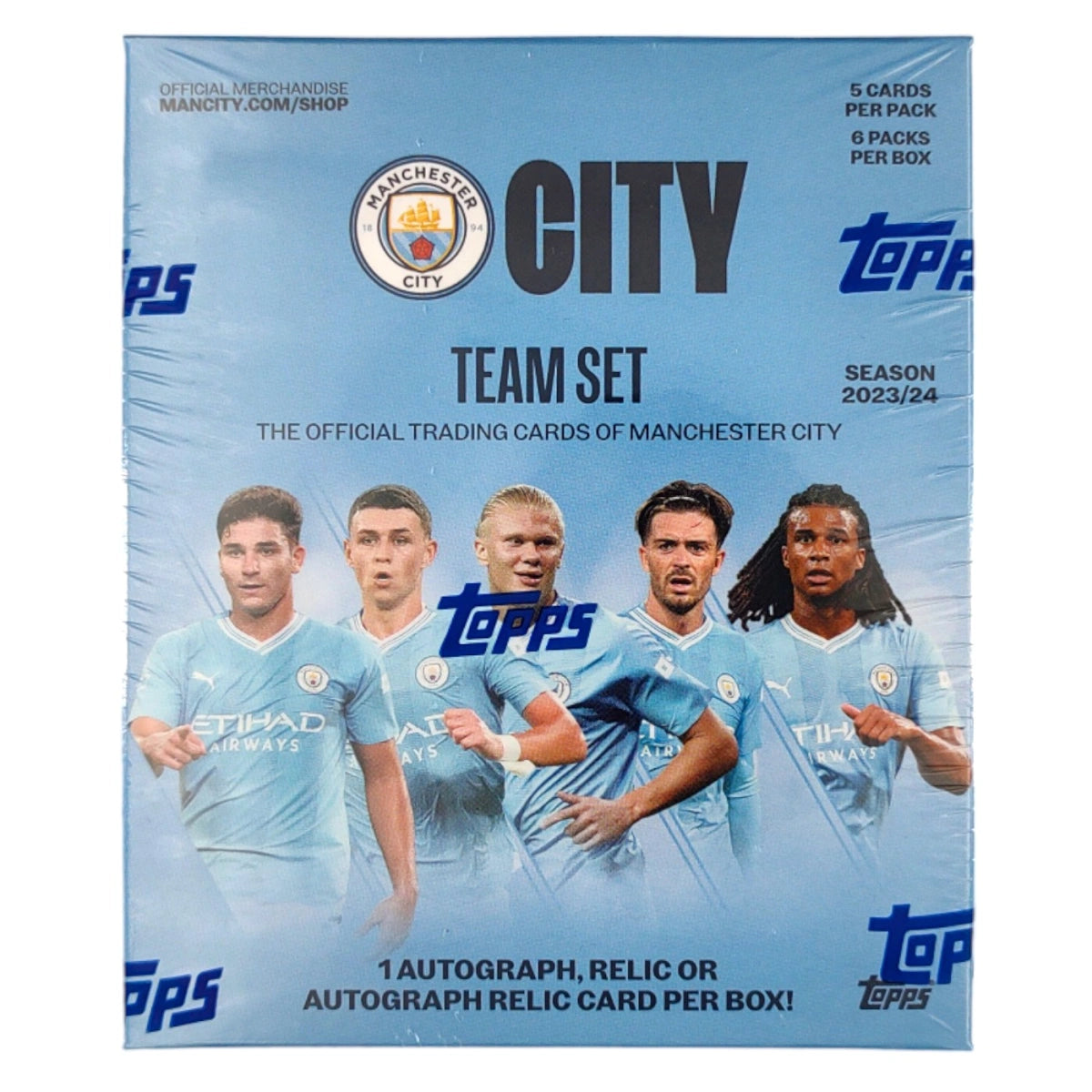 2023-24 Topps Team Set Manchester City - Miraj Trading