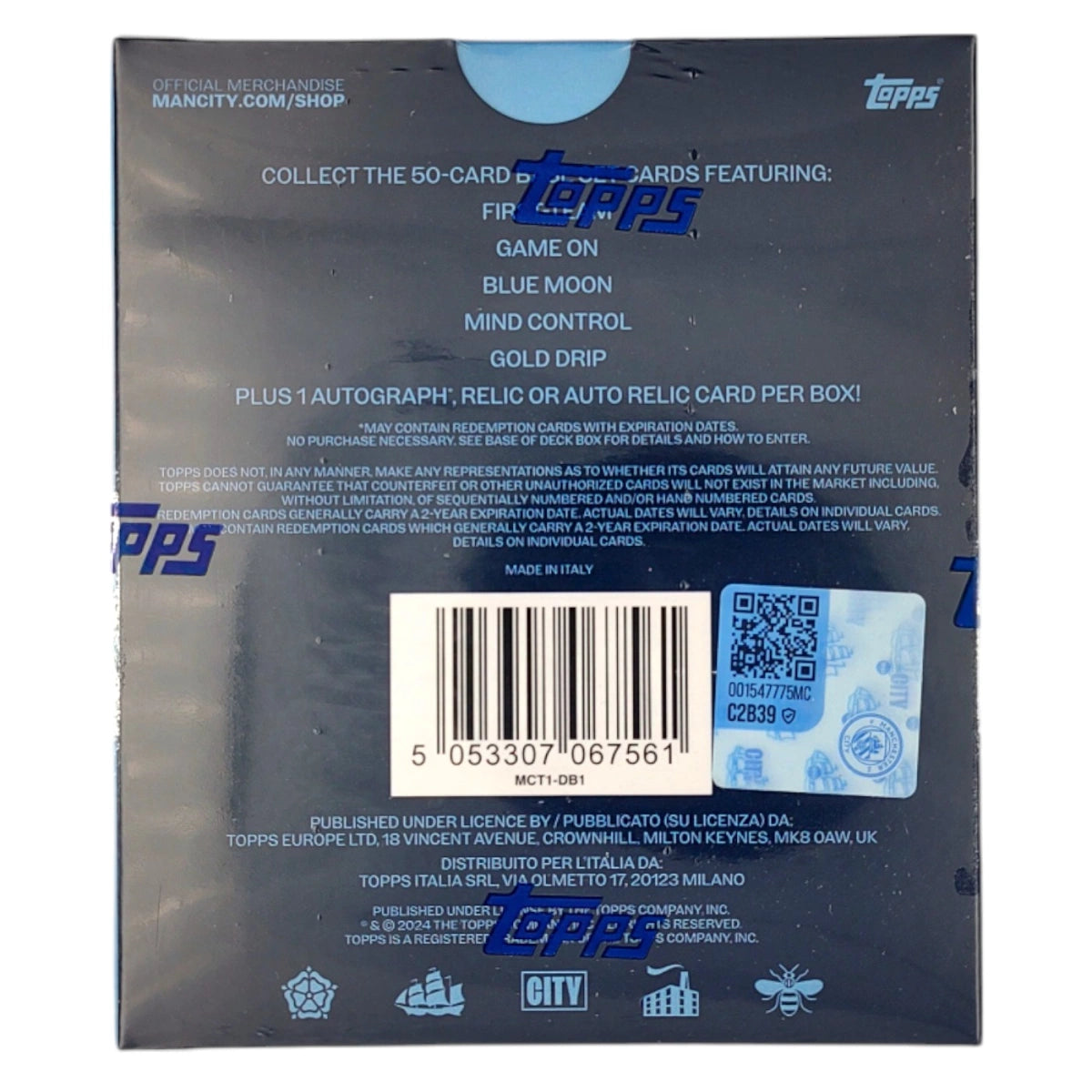 2023-24 Topps Team Set Manchester City - Miraj Trading