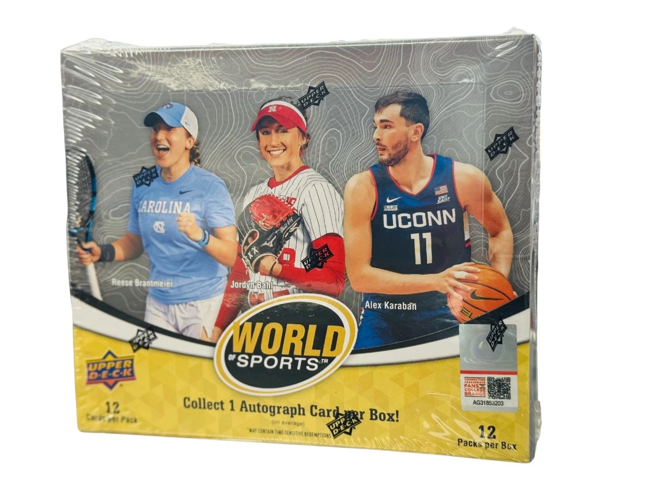 2025 Upper Deck World of Sports Volume 1 Hobby Box - Miraj Trading