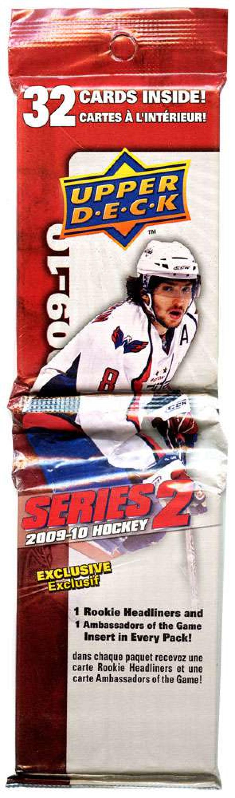 2009-10 Upper Deck Series 2 Hockey Fat Pack (Lot of 9 Packs) - Miraj Trading