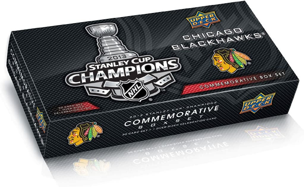 2012- 2013 Upper Deck Chicago Blackhawks Stanley Cup Champs Commemorative Box Set - BigBoi Cards