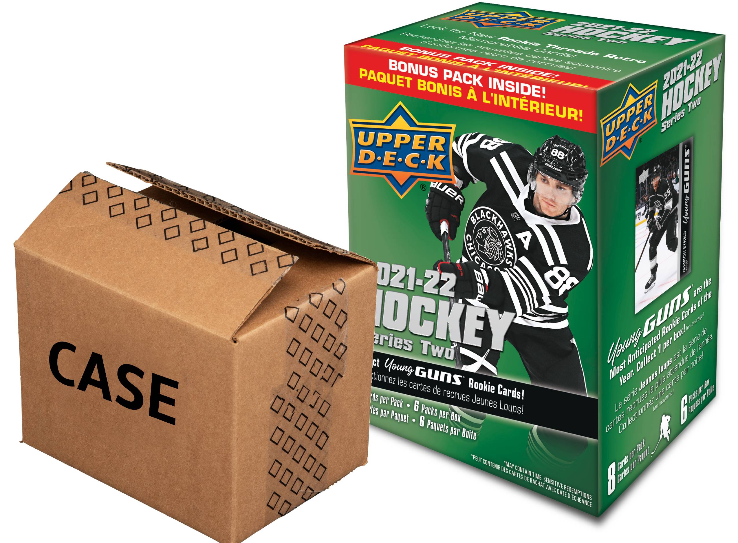 2021-22 Upper Deck Series 2 Hockey Blaster Case (Case of 20 Boxes) (Pre-Order) - Miraj Trading