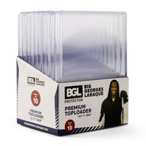 BIG GOERGES LARAQUE Premium Toploaders 3 x 4 (180pt) (Lot of 5) - Miraj Trading
