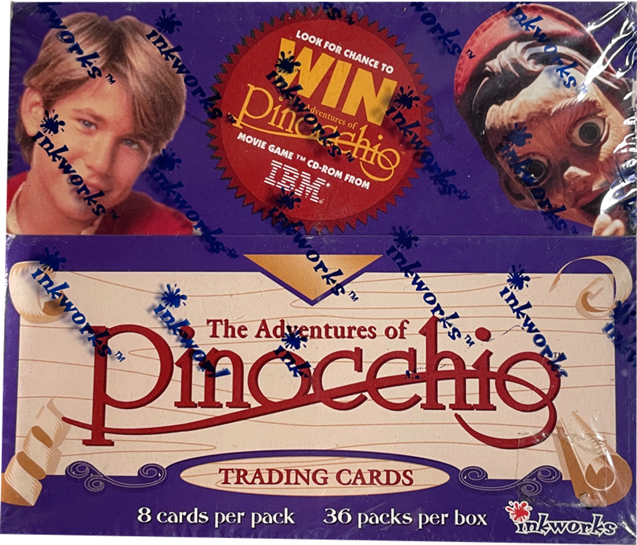1996 Inkworks The Adventures of Pinocchio Trading Cards Box - Miraj Trading