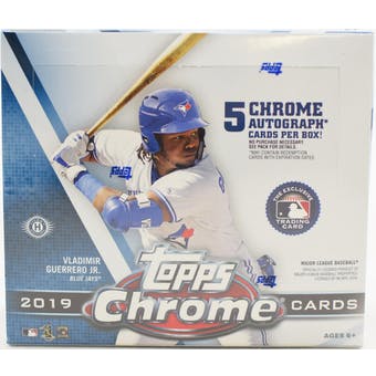 2019 Topps Chrome Baseball Hobby Jumbo Box - BigBoi Cards