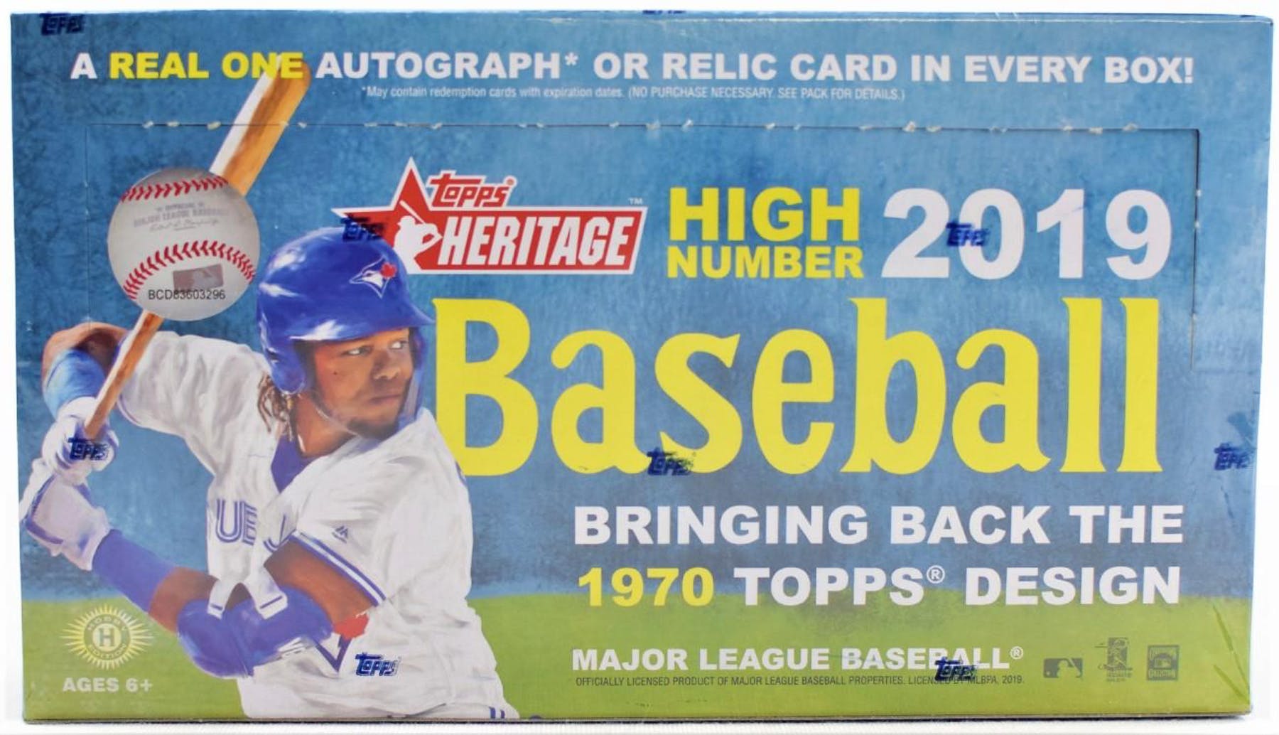 2019 Topps Heritage High Number Baseball Hobby Box - BigBoi Cards