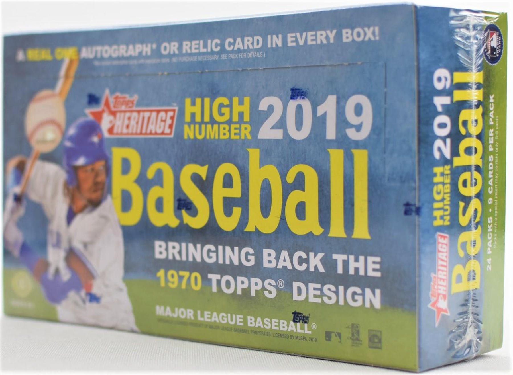 2019 Topps Heritage High Number Baseball Hobby Box - BigBoi Cards