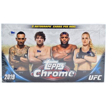2019 Topps Chrome UFC Hobby Box - BigBoi Cards