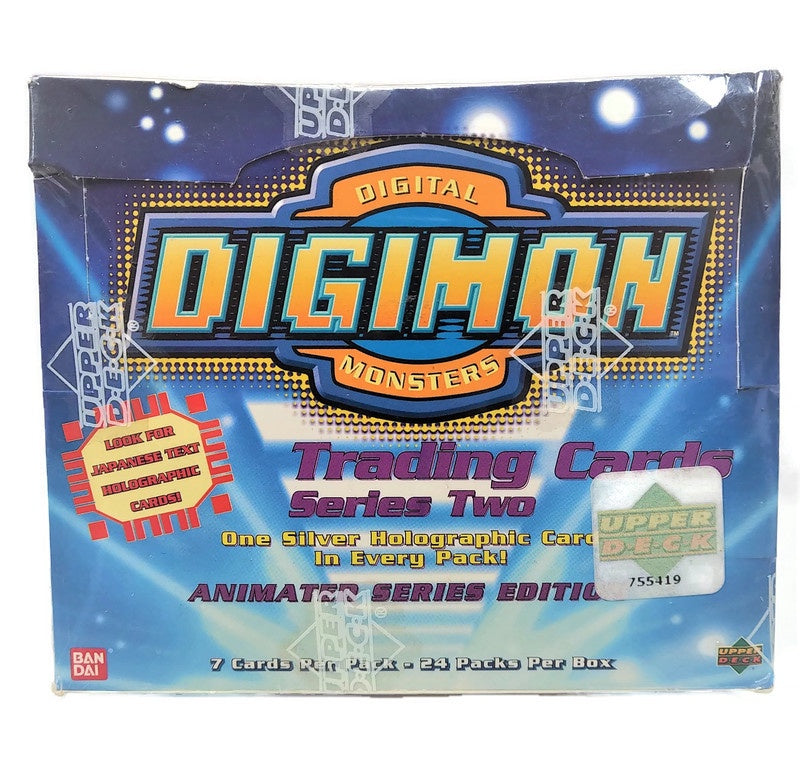 Digimon Animated Series Edition Series 2 Trading Cards Box