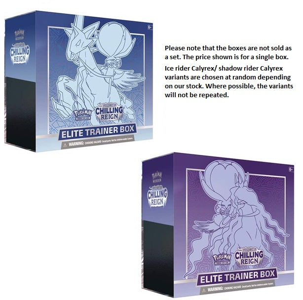 Pokemon Sword & Shield Chilling Reign Elite Trainer Box (Pre-Order) - Miraj Trading