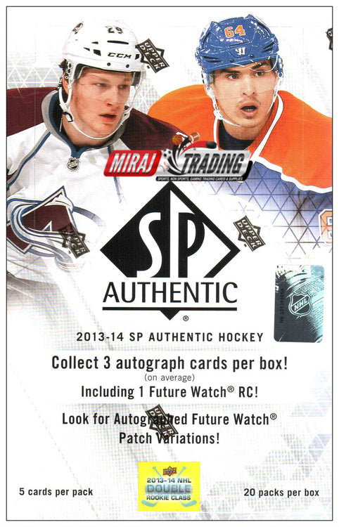 2013-14 Upper Deck SP Authentic NHL Hockey Hobby Box - BigBoi Cards
