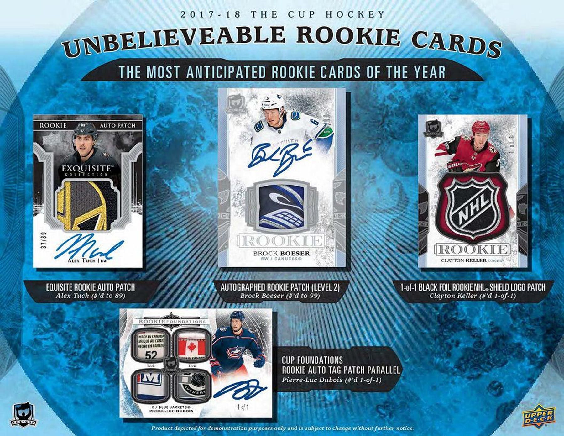 2017-18 Upper Deck The Cup NHL Hockey Hobby Case (Boxes of 3) - BigBoi Cards