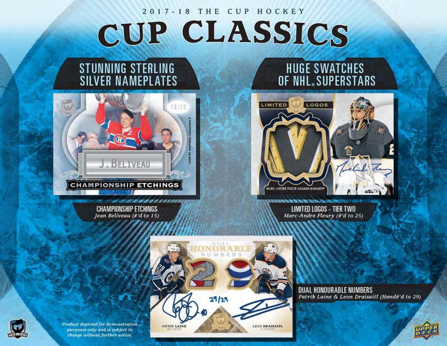 2017-18 Upper Deck The Cup NHL Hockey Hobby Case (Boxes of 3) - BigBoi Cards